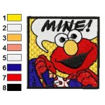 Sesame Street Elmo 16 Embroidery Design